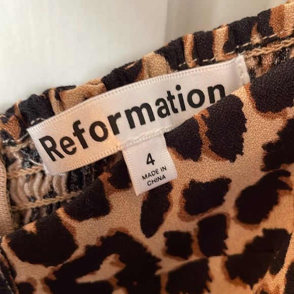 Sexy, beautiful reformation, leopard print corset dress super flattering 4  💕💋💅 - Picture 2 of 5